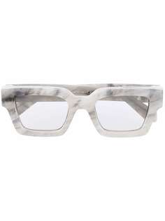 Off-White VIRGIL SUNGLASSES LT GREY MARBLE ARR WHI