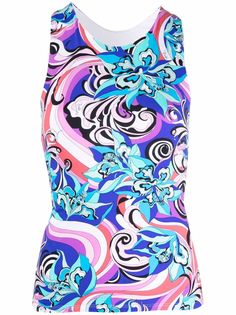 Emilio Pucci спортивный топ с принтом Merida