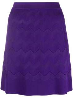 Missoni мини-юбка с узором зигзаг