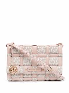 Michael Michael Kors плетеная сумка через плечо с монограммой