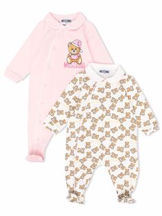 Moschino Kids комбинезон для новорожденного Teddy Bear