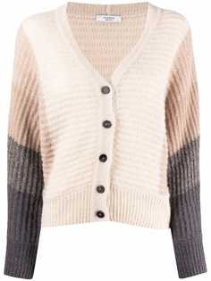 Peserico кардиган в стиле колор-блок