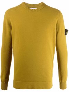 Stone Island джемпер с нашивкой-логотипом