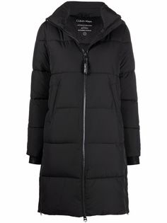 Calvin Klein zip-up down coat