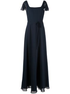 Marchesa Notte Bridesmaids вечернее платье с расклешенными рукавами