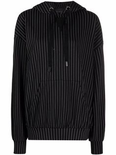 No Ka Oi pinstripe-print hoodie
