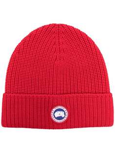 Canada Goose Arctic disc knit beanie