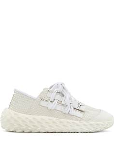 Giuseppe Zanotti кроссовки Urchin с тиснением под кожу змеи