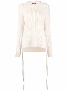 Ann Demeulemeester джемпер с драпировкой