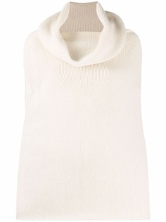 Ann Demeulemeester пончо с высоким воротником