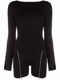 Jacquemus long-sleeved ribbed-knit jumpsuit