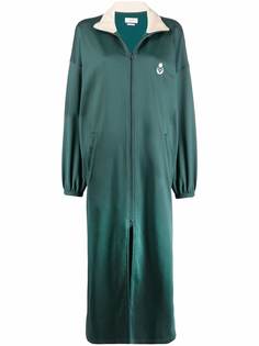 Isabel Marant Étoile logo-embroidered zip-up coat