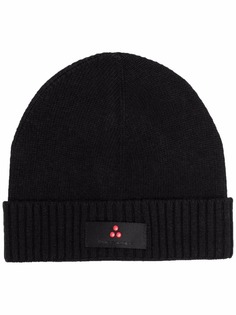 Peuterey logo-patch beanie