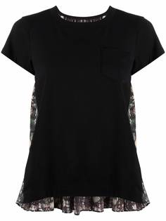 Sacai Tweed Print T-shirt