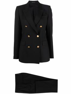 Tagliatore double-breasted slim-cut suit
