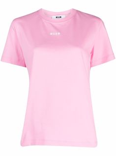 MSGM logo-print short-sleeved T-shirt