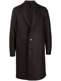 Harris Wharf London single-breasted virgin wool coat