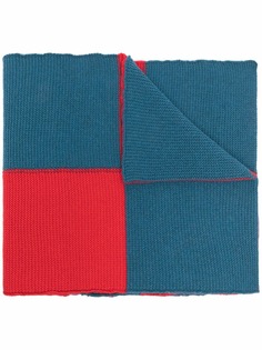 Jejia colour-block stockinette scarf