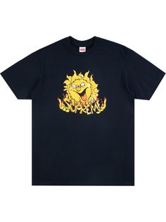 Supreme футболка с принтом
