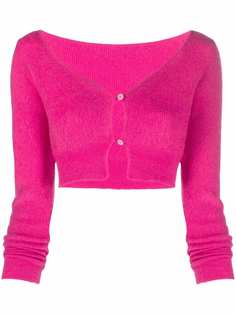 Jacquemus Alzou cropped V-neck cardigan