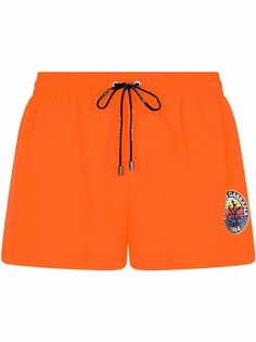 Dolce & Gabbana logo-print swim shorts