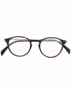 Eyewear by David Beckham очки в круглой оправе черепаховой расцветки