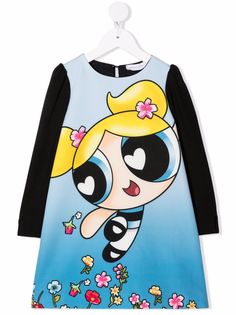Monnalisa платье Bubbles из коллаборации с Powerpuff Girls