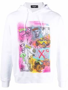 Dsquared2 худи с принтом