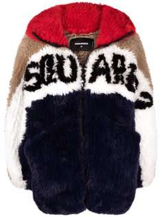 Dsquared2 куртка со вставками из искусственного меха
