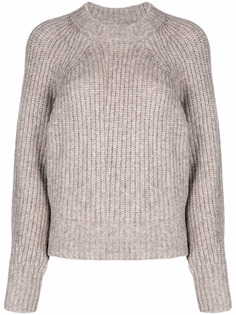 Isabel Marant трикотажный джемпер Rosy в рубчик