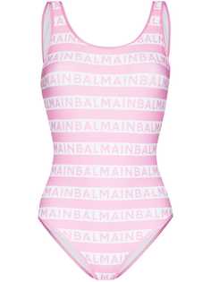 Balmain купальник с логотипом