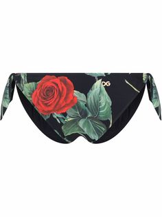 Dolce & Gabbana плавки бикини с принтом