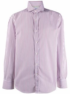 Brunello Cucinelli рубашка в полоску