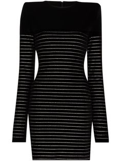 Alexandre Vauthier платье мини с объемными плечами