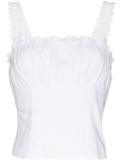 Reformation топ Candella с оборками