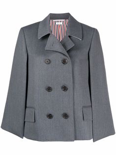 Thom Browne двубортный шерстяной пиджак