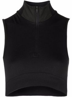 Y-3 logo-print sleeveless top