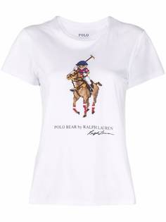 Polo Ralph Lauren футболка с принтом Polo Teddy