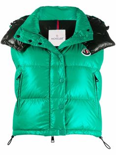 Moncler дутый жилет с капюшоном