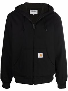 Carhartt WIP куртка на молнии с нашивкой-логотипом