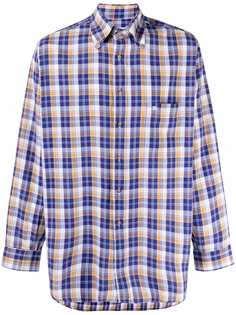 Burberry Pre-Owned рубашка 2000-х годов в клетку