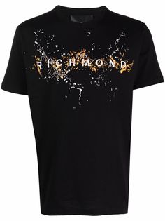 John Richmond футболка с логотипом