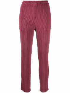 Issey Miyake укороченные плиссированные брюки