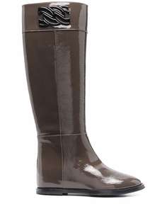 Casadei сапоги с цепочками