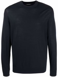 Ermenegildo Zegna джемпер с отделкой в рубчик