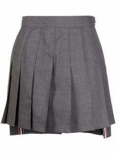 Thom Browne плиссированная юбка с асимметричным подолом