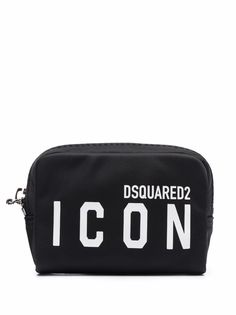 Dsquared2 кошелек на молнии с логотипом