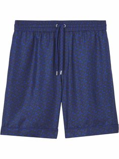 Burberry шорты с монограммой