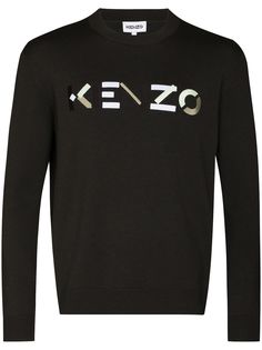 Kenzo KENZO MLTICLR CHST LG CRW SWTR GRY