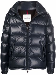 Moncler logo-patch padded jacket